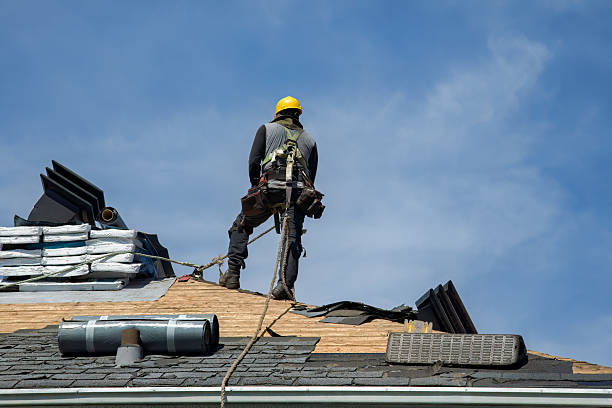 Professional Roofing technician working in Lawrenceville, IL